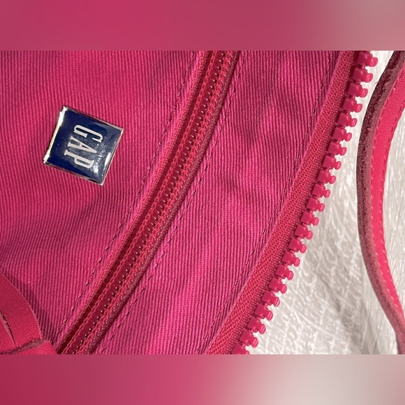 Set of two: Hugo Buscati Floral Dress sz 6 US & Vintage Gap 100% Leather Purse - Picture 8 of 8